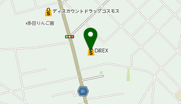 ダイレックス 蓑原店の地図画像