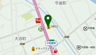 ダイレックス 天草店の地図画像