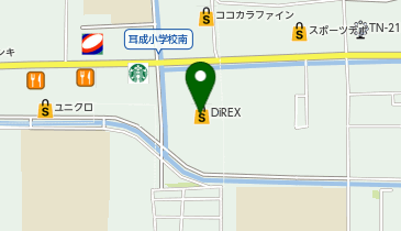 ダイレックス かしはら東店の地図画像