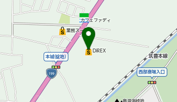 ダイレックス 本城店の地図画像