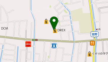 ダイレックス 益野店の地図画像