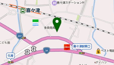 ダイレックス 多良見店の地図画像