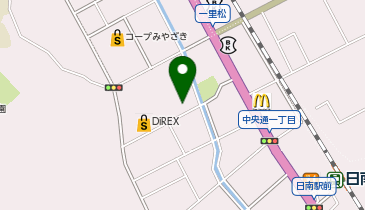 ダイレックス 日南店の地図画像