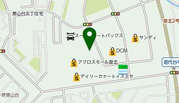 ダイレックス 泉北原山台店の地図画像