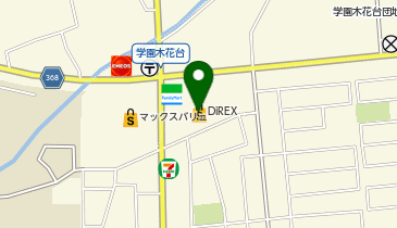 ダイレックス 学園木花台店の地図画像