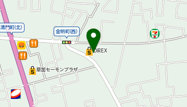 ダイレックス 新田店の地図画像