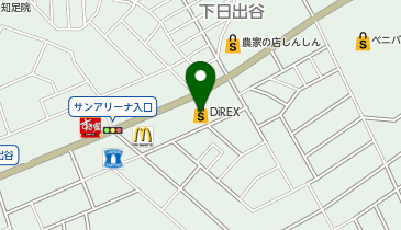 ダイレックス 下日出谷店の地図画像
