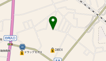 ダイレックス 八街店の地図画像