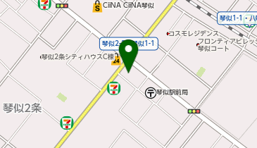 調剤薬局クスリのツルハ 琴似店の地図画像