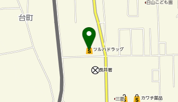 ツルハドラッグ 長井店の地図画像