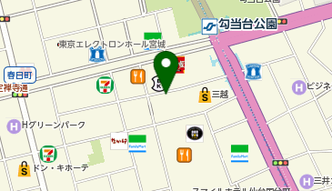 ツルハドラッグ 一番町店の地図画像