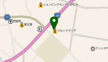 ツルハドラッグ 白鷹店の地図画像