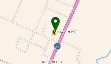 ツルハドラッグ 遠軽店の地図画像
