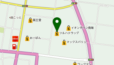 ツルハドラッグ 南陽東店の地図画像