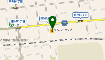 ツルハドラッグ 芽室店の地図画像