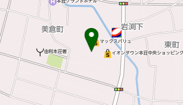 ツルハドラッグ 本荘中央店の地図画像