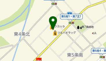 ツルハドラッグ 中標津中央店の地図画像