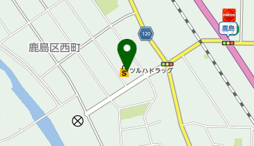 ツルハドラッグ 鹿島店の地図画像