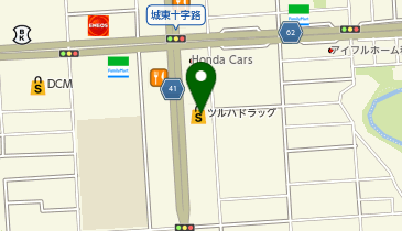 ツルハドラッグ 秋田広面店の地図画像
