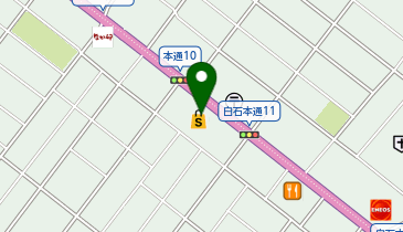 ツルハドラッグ 白石本通店の地図画像