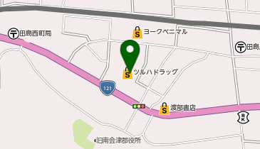 ツルハドラッグ 南会津店の地図画像