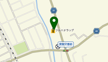 ツルハドラッグ いわき湯本店の地図画像