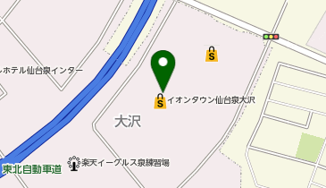 グロージェ 泉大沢店の地図画像