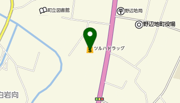 ツルハドラッグ 野辺地店の地図画像