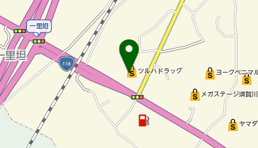 ツルハドラッグ 須賀川南店の地図画像