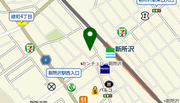 ツルハドラッグ 新所沢駅前店の地図画像