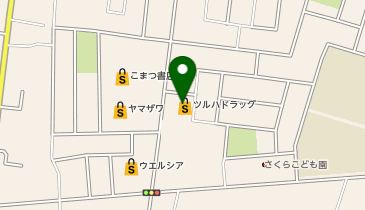 ツルハドラッグ 東根神町店の地図画像