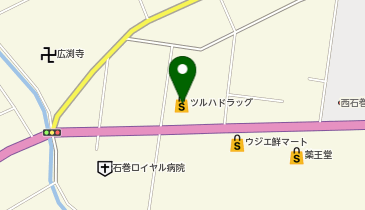 ツルハドラッグ 石巻広渕店の地図画像