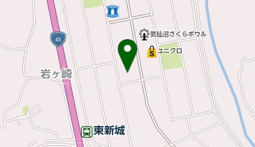 ツルハドラッグ 気仙沼東新城店の地図画像