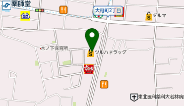 ツルハドラッグ 仙台大和町店の地図画像