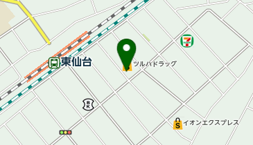 ツルハドラッグ 仙台新田店の地図画像