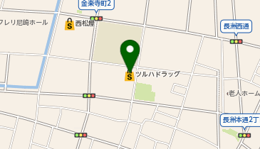 ツルハドラッグ 尼崎金楽寺店の地図画像