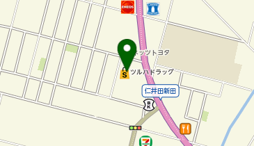ツルハドラッグ 秋田仁井田店の地図画像