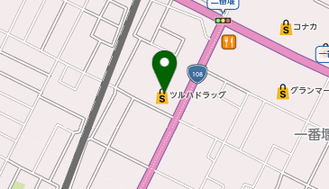 ツルハドラッグ 本荘南店の地図画像