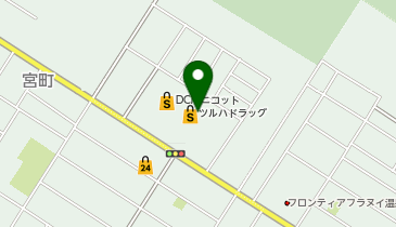 ツルハドラッグ 上富良野旭町店の地図画像