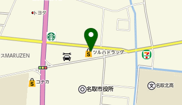 ツルハドラッグ 名取増田店の地図画像