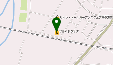 ツルハドラッグ 喜多方西店の地図画像