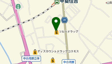 ツルハドラッグ 甲府中小河原店の地図画像