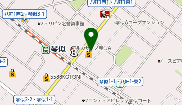 ツルハドラッグ 琴似駅東口店の地図画像