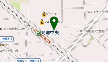 ツルハドラッグ 発寒中央駅前店の地図画像