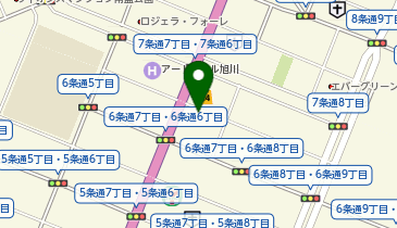 調剤薬局ツルハドラッグ 旭川6条店の地図画像