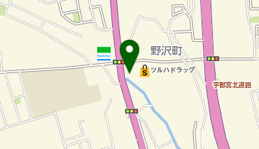 ツルハドラッグ 宇都宮野沢店の地図画像