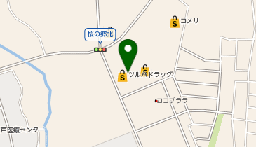 ツルハドラッグ 茨城桜の郷店の地図画像