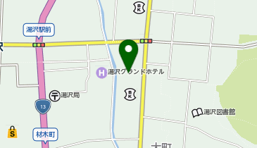 ツルハドラッグ 湯沢大町店の地図画像