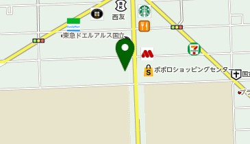 ツルハドラッグ 国立店の地図画像