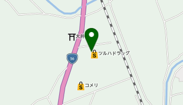 ツルハドラッグ 中土佐久礼店の地図画像